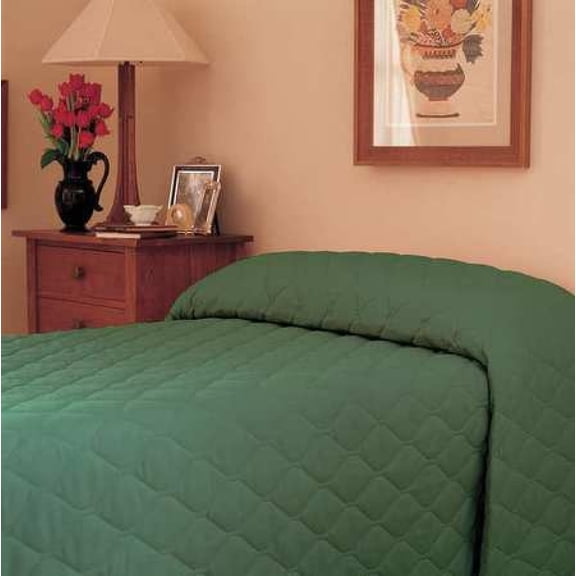 MARTEX Mainspread Bedspread,Full,Forest Green