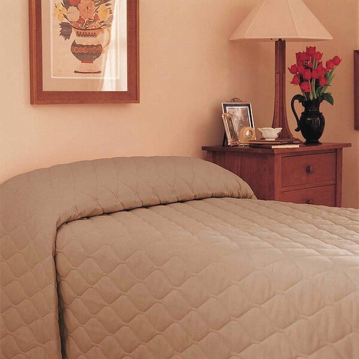 Martex Bedspread,118 in L,Khaki MAINSPREAD KHAKI