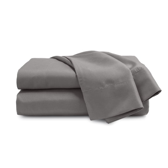 Martex Easy Living 4-Piece Full Microfiber Sheet Set | Brushed Soft Easy Care | Gray