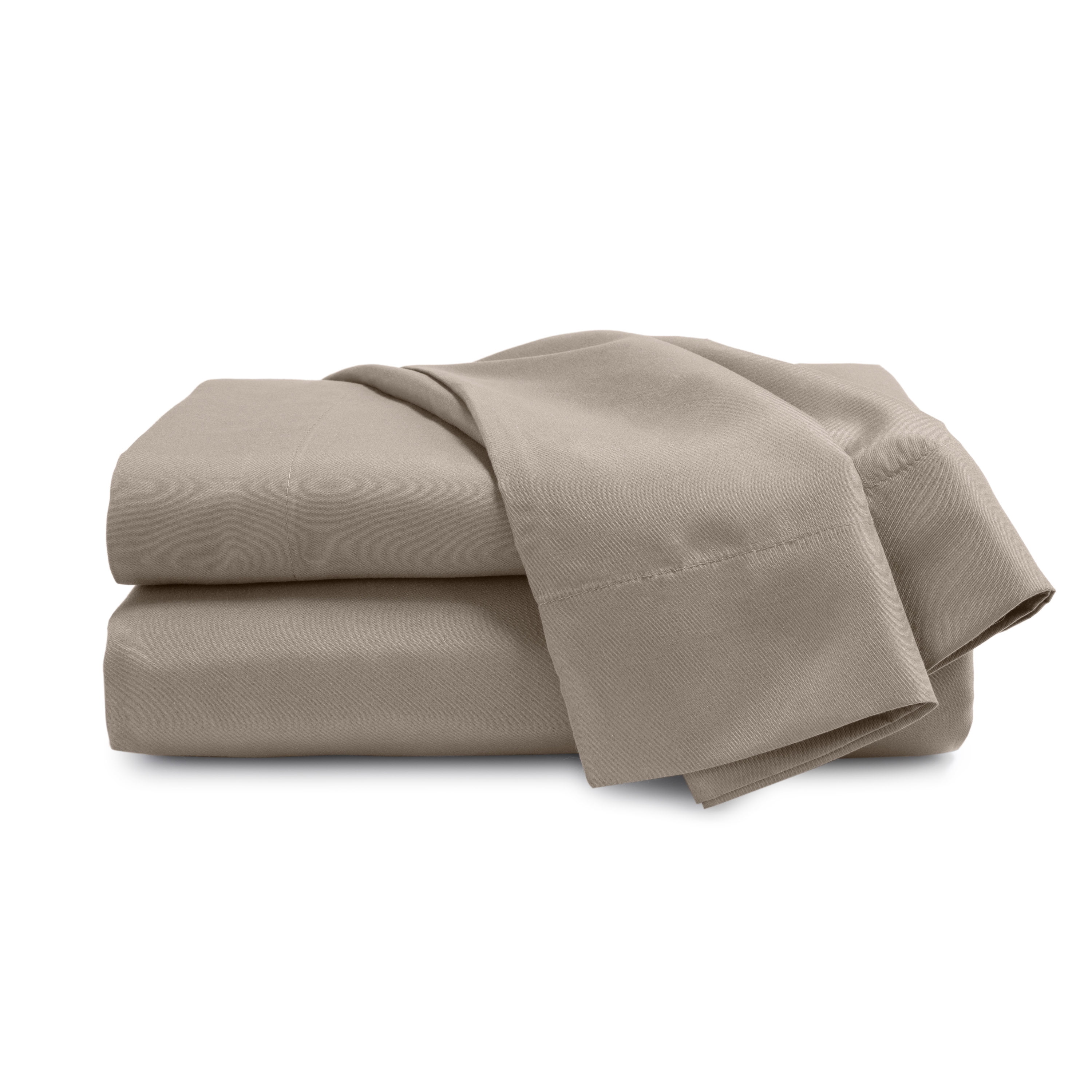 Martex Easy Living 2-Pack Standard Microfiber Pillowcases | Brushed Soft | Khaki
