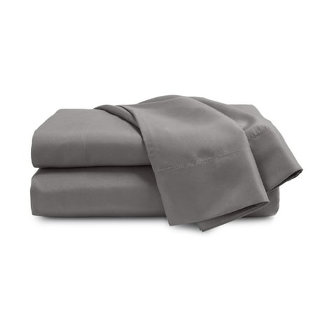 Martex Easy Living 3-Piece Twin Microfiber Sheet Set | Brushed Soft Easy Care | Gray