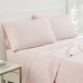 thumbnail image 1 of Martex Color Solutions Solid Petal Pink Twin XL Sheet Set, 1 of 3