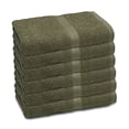thumbnail image 1 of Martex Commercial Basic Brown 6-Pack Bath Towel Set, 1 of 2
