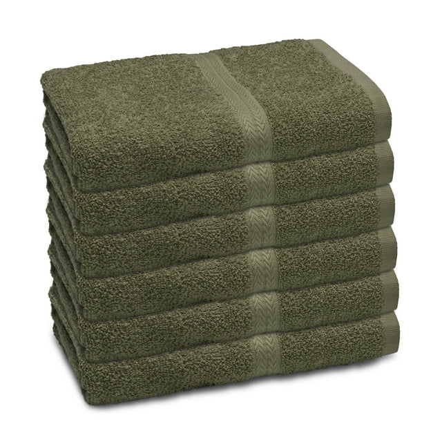 Martex Commercial Basic Brown 6Pack Bath Towel Set