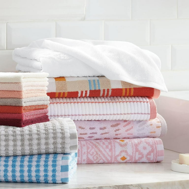 Multi colored bath towels shop