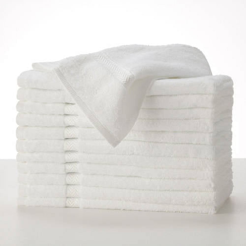 Martex Cotton Towel 24 Piece Cotton Bath Towel Collection, White - image 1 of 2