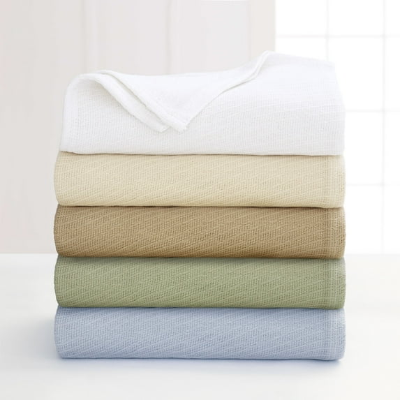 Martex Diagonal Weave Lightweight Layer Cotton Blanket
