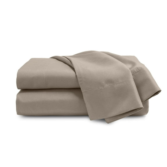 Martex Easy Living 3-Piece Twin Microfiber Sheet Set | Brushed Soft Easy Care | Khaki