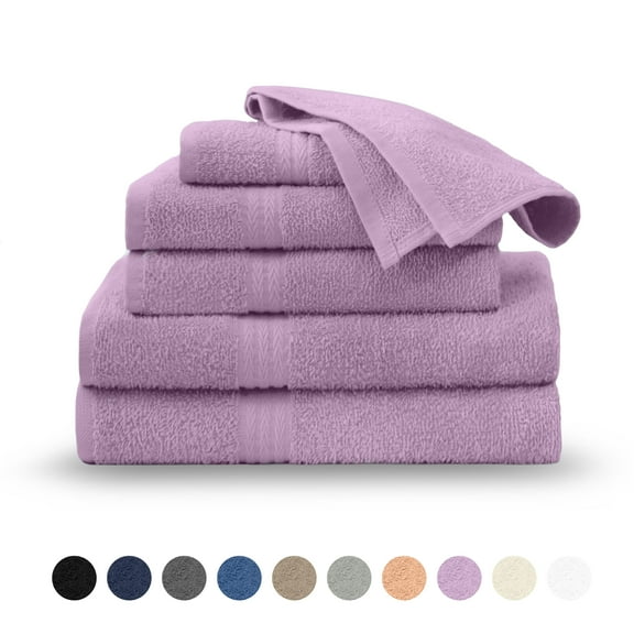 Martex Easy Living The Everyday 6 Piece Lilac Towel Set