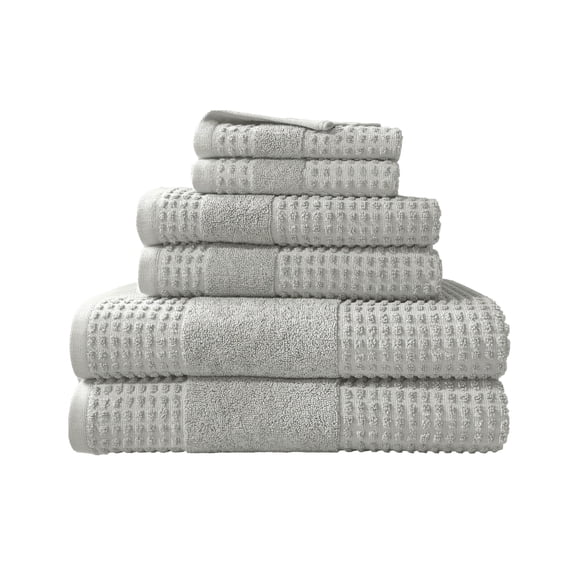 Martex Expression Air Sculpted 6-Piece Towel Set, Grey