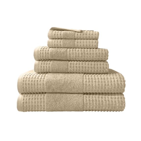 Martex Expression Air Sculpted 6-Piece Towel Set, Sand