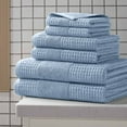thumbnail image 1 of Martex Expression Air Sculpted 6-Piece Towel Set, Sky Blue, 1 of 4