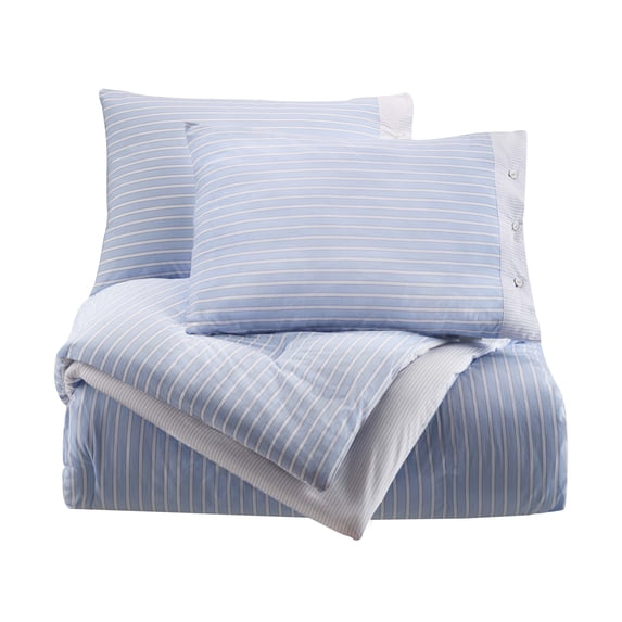 Martex Expression Crosby Comforter Set, Full/Queen, Blue
