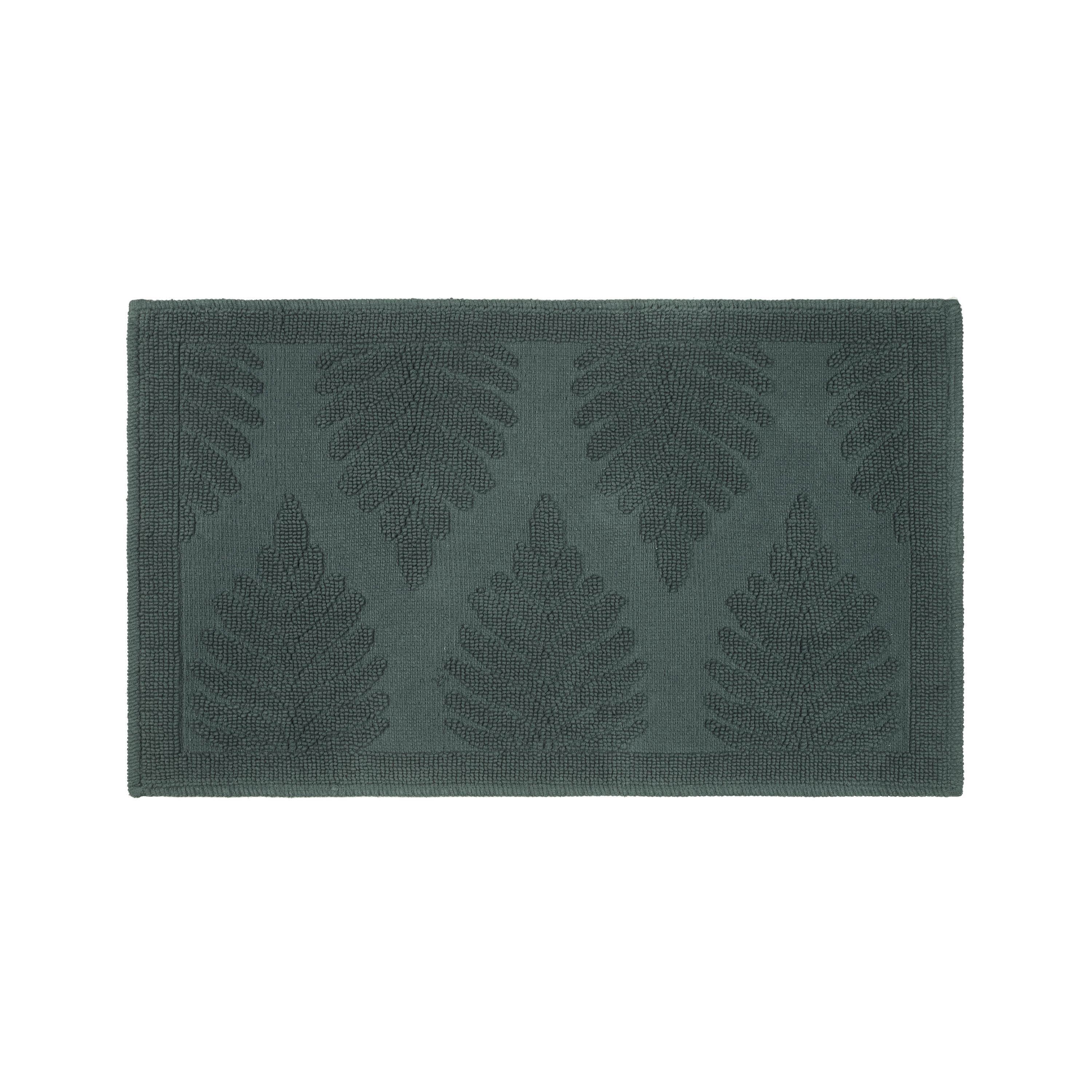 Martex Restore Fern Cotton Bath Rug, 20" x 32", Jade
