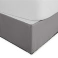 thumbnail image 1 of Martex King Bed Skirt | Pleated Microfiber | 21" Drop Easy Fit | Gray, 1 of 6