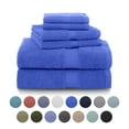 thumbnail image 1 of Martex 6-Piece 100% Ringspun Cotton Towel Set, Quick Dry Soft & Absorbent, Cobalt Blue, 1 of 8