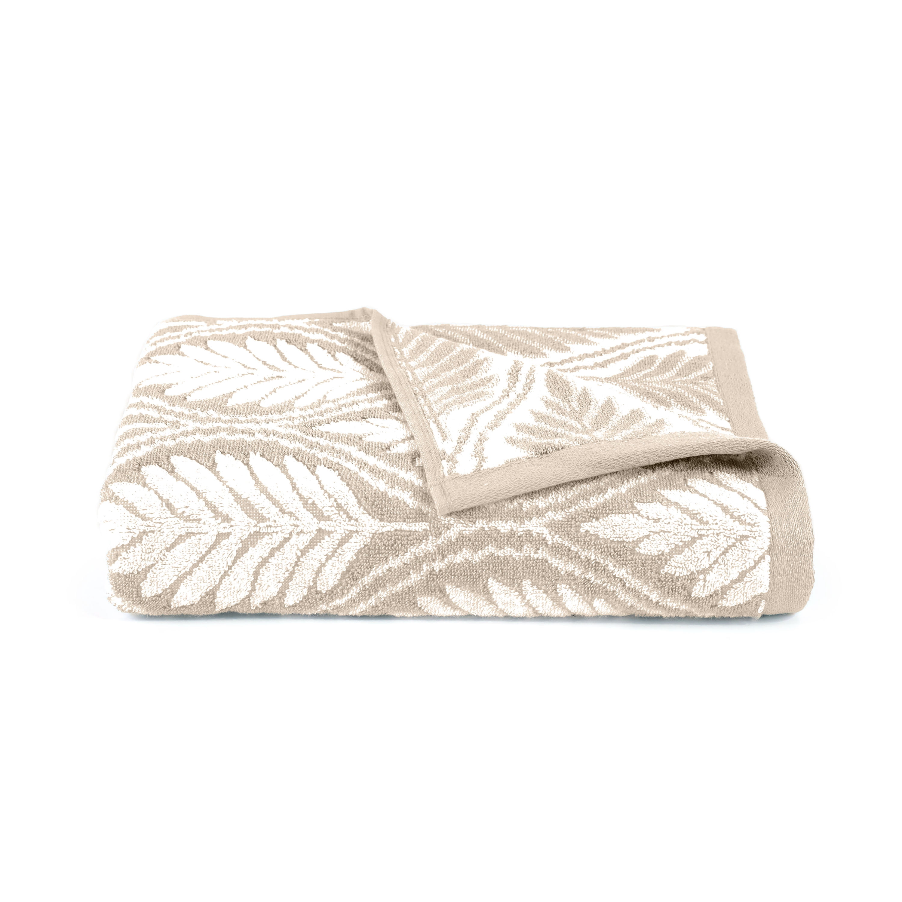 Martex Restore Fern Ogee Bath Towel, 30" x 56", Sand