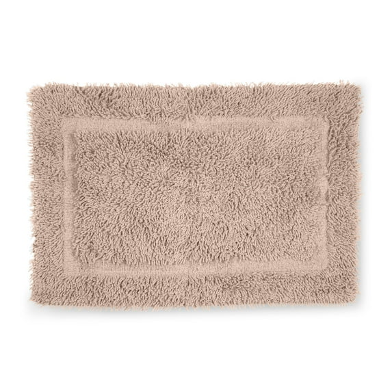 Martex Cotton Bath Rug | Ringspun Soft & Absorbent Non-Slip Quick-Dry Bathroom Mat | Sand