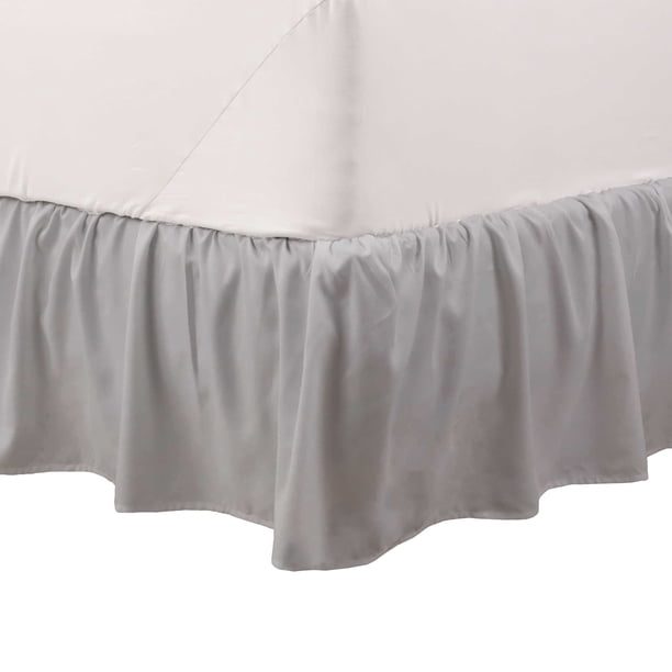 Martex Ruffled Bed Skirt Easy Fit Lightweight 100 Microfiber Dust