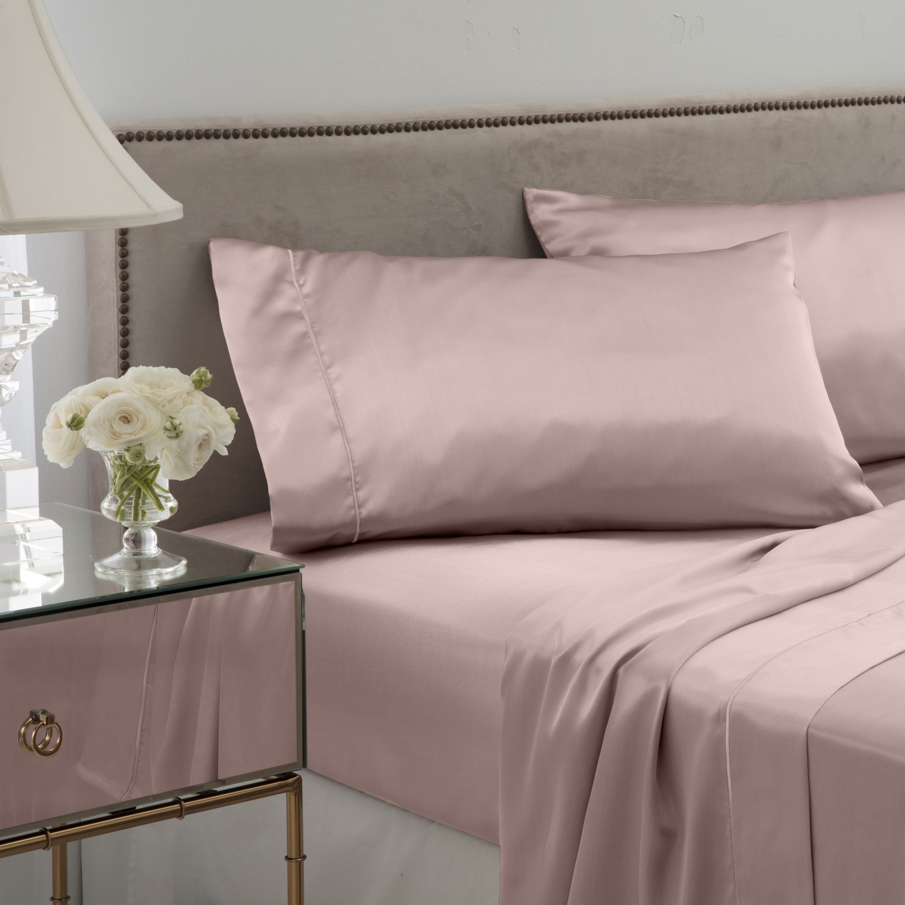 Martex Satin Silk 3 Piece Twin Bed Sheet Set - Twin Sheet Set - 1