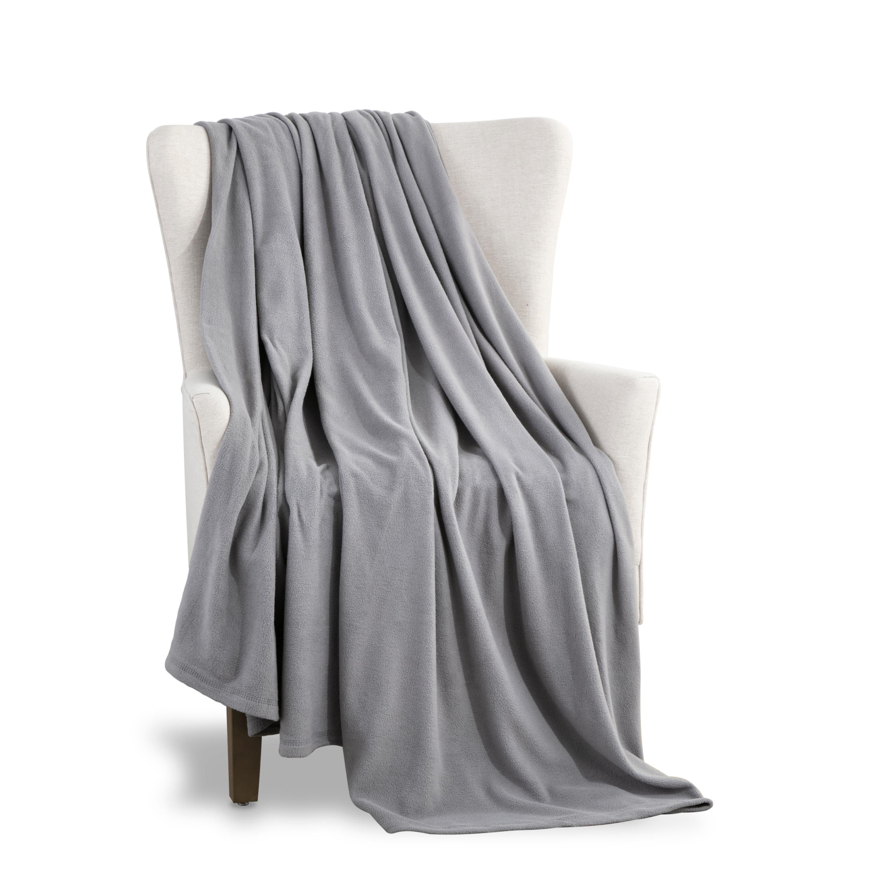 Twin Linen Fleece Reversible Electric Blanket