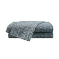 thumbnail image 1 of Martex Easy Living 4-Piece Full Microfiber Sheet Set | Brushed Soft Easy Care | Blue Crosshatch, 1 of 9