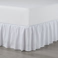 thumbnail image 1 of Martex Traditional,Transitional White Solid Print Ruffled Polyester , Bed Skirt , Queen, 1 of 4