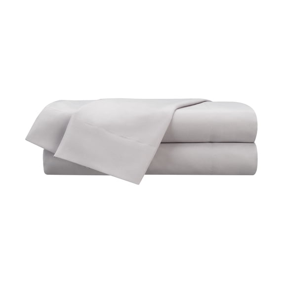 Martex Easy Living 3-Piece Twin Microfiber Sheet Set | Brushed Soft Easy Care | Light Gray