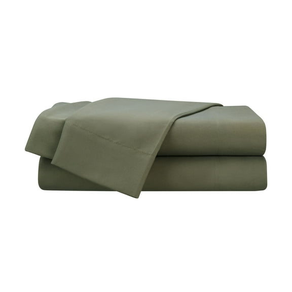 Martex Easy Living 3-Piece Twin Microfiber Sheet Set | Brushed Soft Easy Care | Green