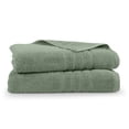 thumbnail image 1 of Martex 2-Pack Bath Sheet Set | 100% Cotton Extra Large 33" x 65" Towels | Sage, 1 of 4