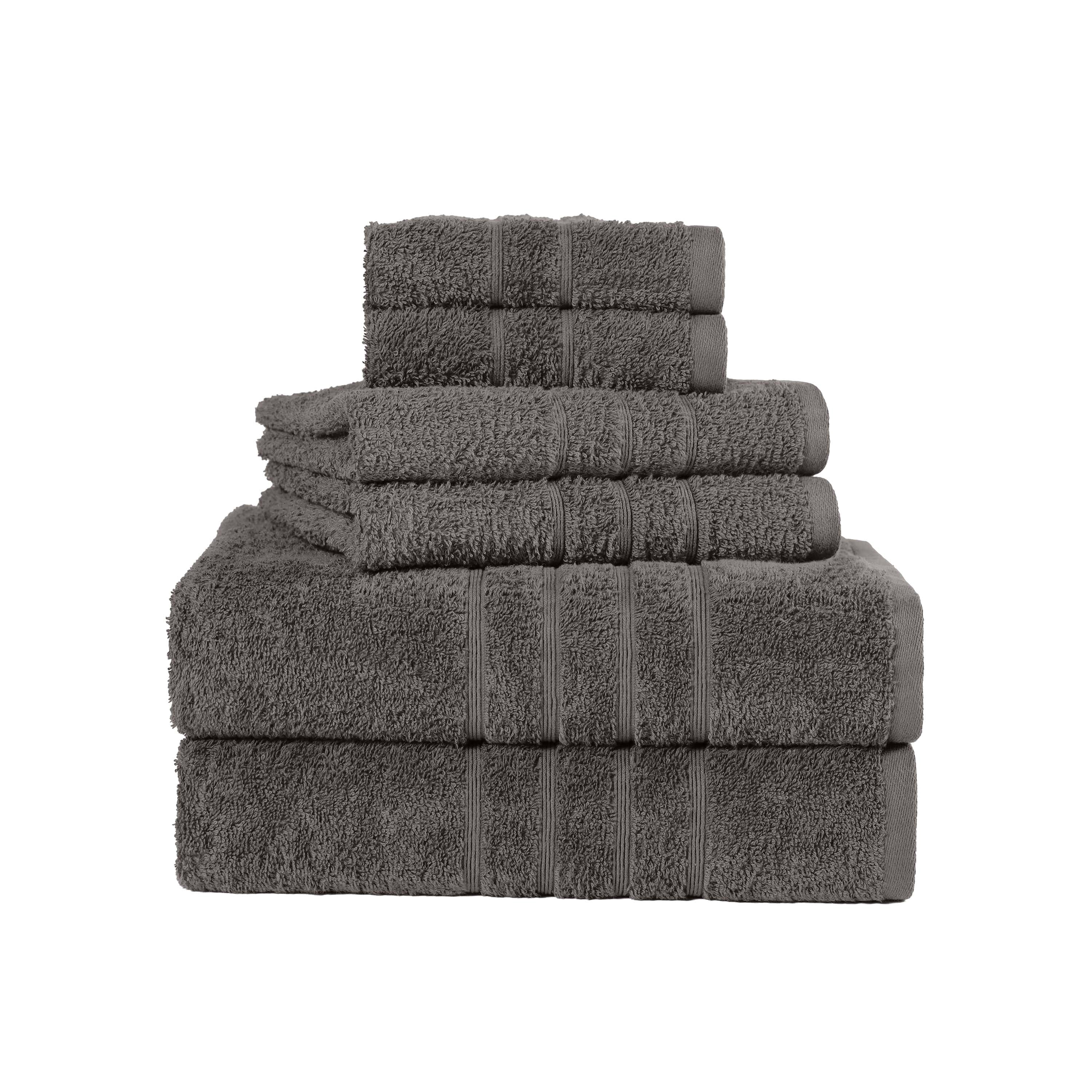 Martex 6-Piece Towel Set | 100% Cotton Soft & Absorbent Bath Towels | Eiffel Tower