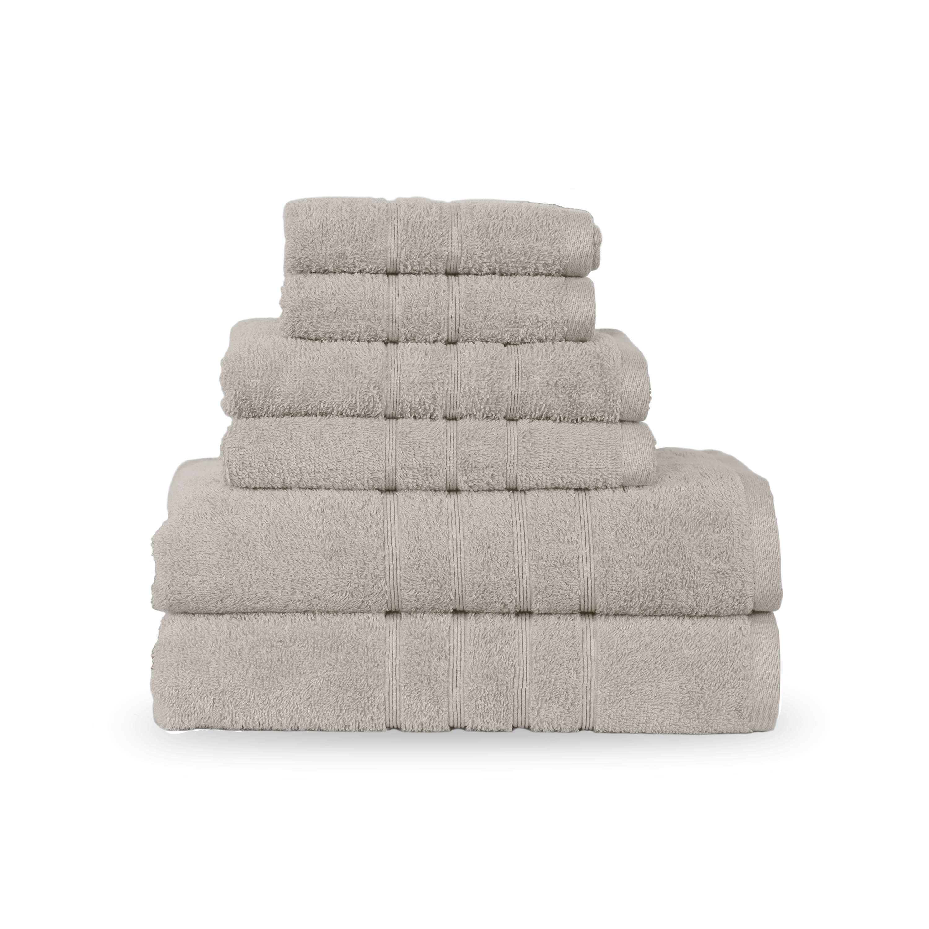 Martex 6-Piece Towel Set | 100% Cotton Soft & Absorbent Bath Towels | New Sand