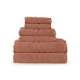 thumbnail image 1 of Martex 6-Piece Towel Set | 100% Cotton Soft & Absorbent Bath Towels | Terracotta, 1 of 10