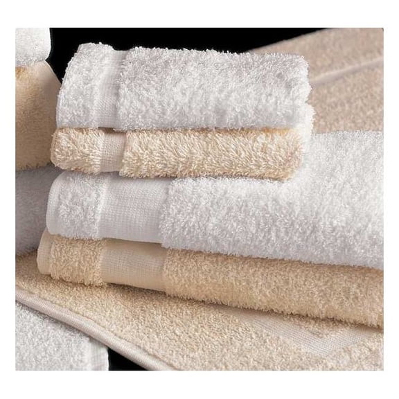 Martex Wash Cloth,12 in L,White 7135396