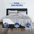 thumbnail image 1 of Martex brrr° King Cooling Pillowcase Pair | 300TC Cotton Blend | Gray, 1 of 5