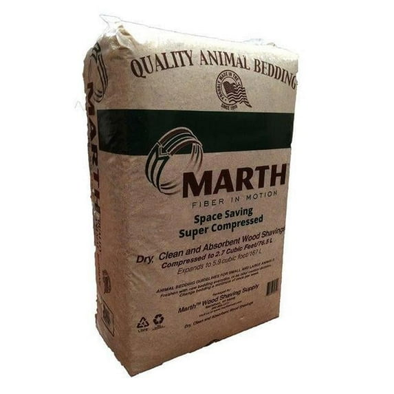 Marth 001793 2.7 cu. ft. Mixed Soft Woods Shavings