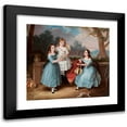thumbnail image 1 of Martha Berkeley 16x15 Black Modern Framed Museum Art Print Titled - Georgina, Emily and Augusta Rose (circa 1848), 1 of 5