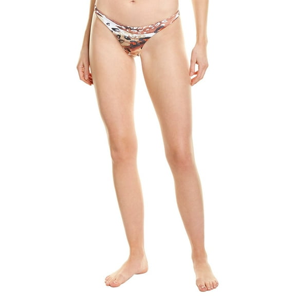 Martha Rey womens Ilona Bikini Bottom, L, Brown