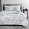 thumbnail image 1 of Martha Stewart Yasmin 100% Cotton 3pc Duvet Set-1 Duvet, 2 Pillow Shams, 1 of 5