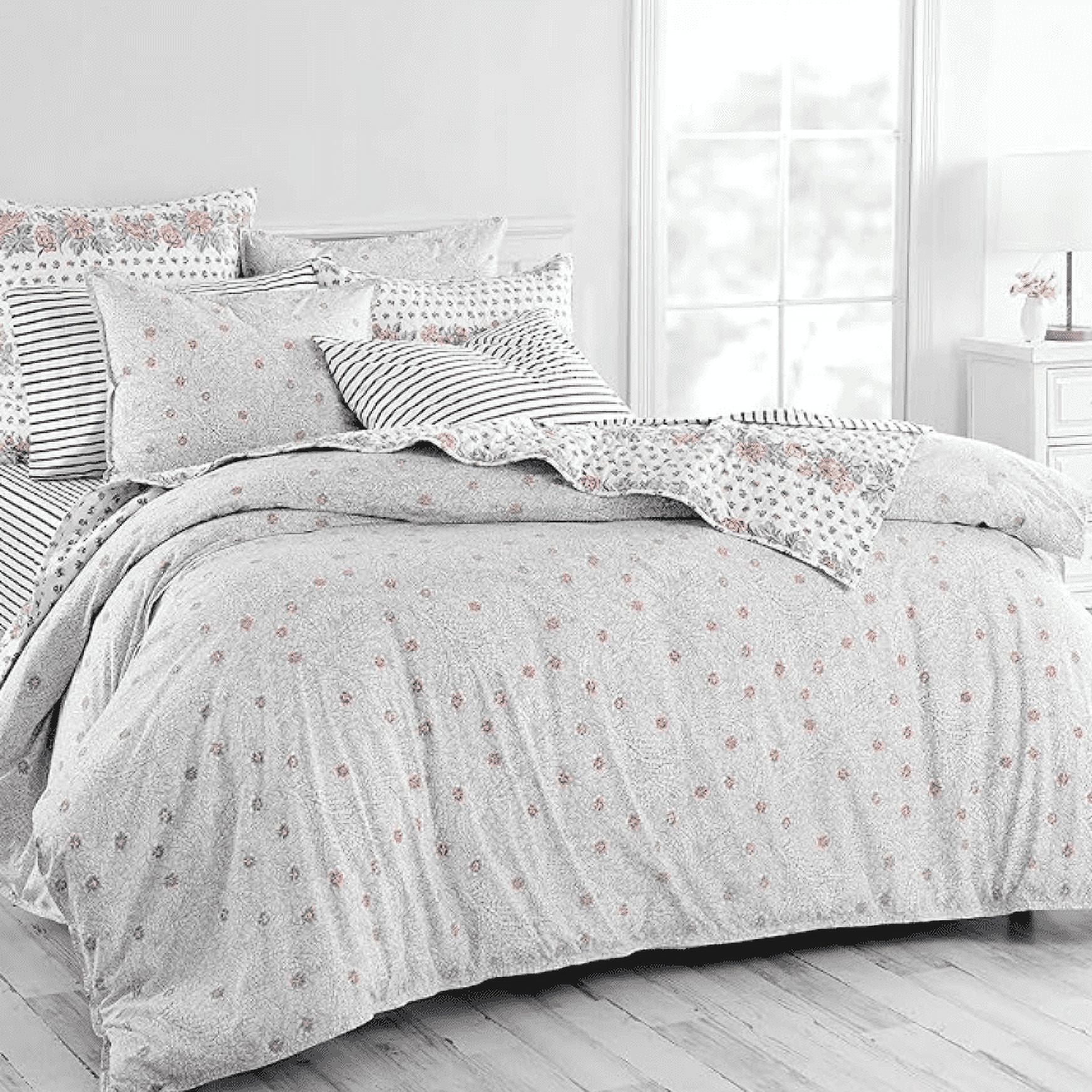 Martha Stewart Danielle Organic Cotton Duvet Cover \u0026 Shams, King, image size:1744x1744