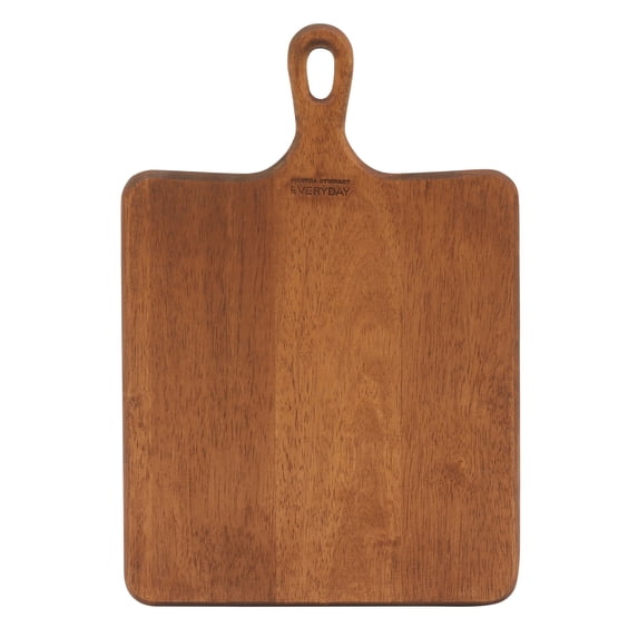 Martha Stewart Everyday Westhaven 4"x 9.5" Acacia Wood Cutting Board for Kitchen Chopping Board