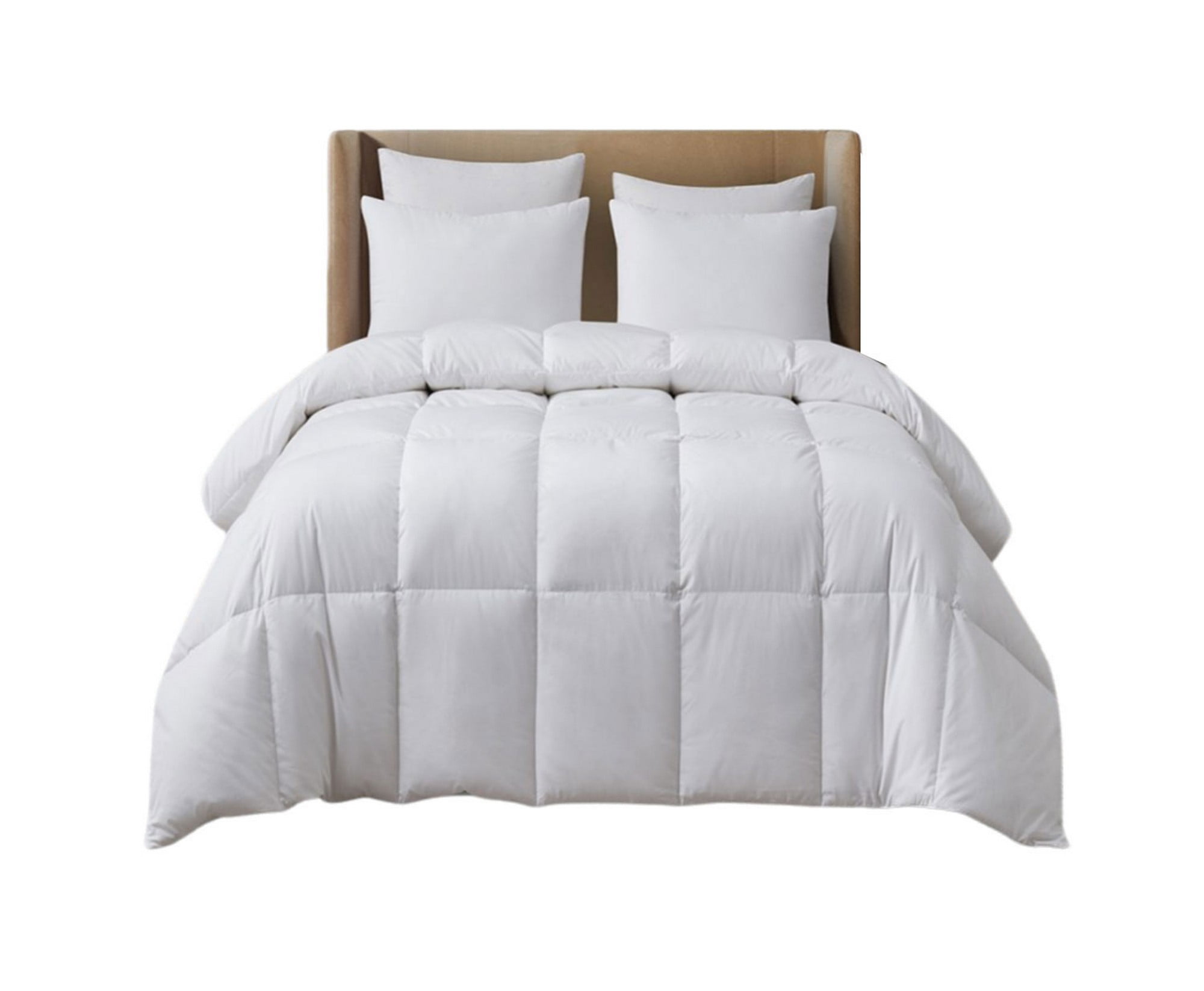 Full/Queen White Cotton Goose Down Bedspread