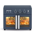 thumbnail image 1 of Martha Stewart 34QT French Door Air Fryer Toaster Oven 12-in-1 Combo, Blue, 1 of 5