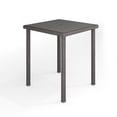 thumbnail image 1 of Martha Stewart 37" Square Indoor-Outdoor Patio Bar Height Table with Engineered Wood Top in Gray Rattan Wicker, 1 of 11