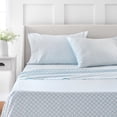 thumbnail image 1 of Martha Stewart 4-Piece Cotton/Polyester Herringbone Bed Sheet Sets, King Sheet Set, 1 of 6