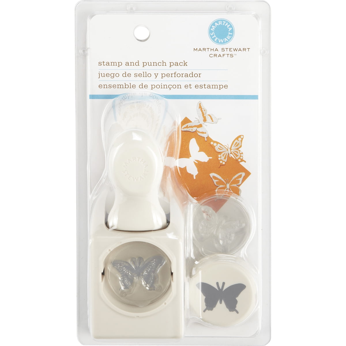 Martha Stewart 42-25010 Martha Stewart Stamp \u0026 Punch Set - Butterfly, 1\, image size:1200x1200