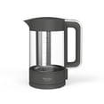 thumbnail image 1 of Martha Stewart 7 Cup Electric Kettle with Tea Infuser, Caviar Gray, 1 of 6