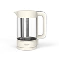 thumbnail image 1 of Martha Stewart 7 Cup Electric Kettle with Tea Infuser, Linen Cream, 1 of 6