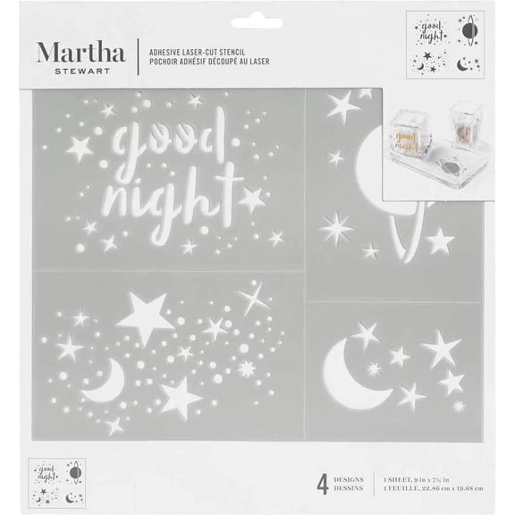 Martha Stewart Adhesive Laser-cut Constellation Stencil