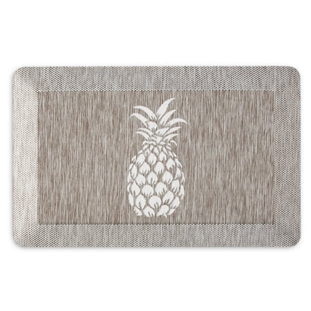 Martha Stewart Aloha Air Kitchen Mat, Coffee, 19.6" x 32"